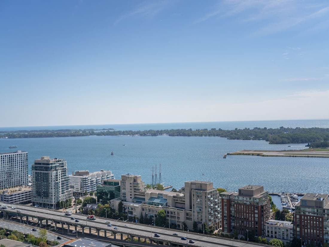 Downtown Toronto waterfront and condo towers, the core where RivetStays manages condo suites